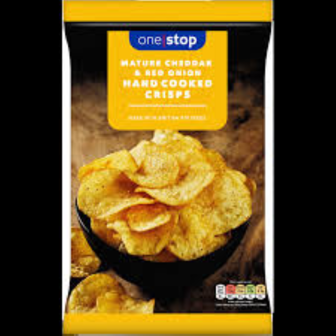 ONE STOP CHEESE & ONION CRISPS 300G